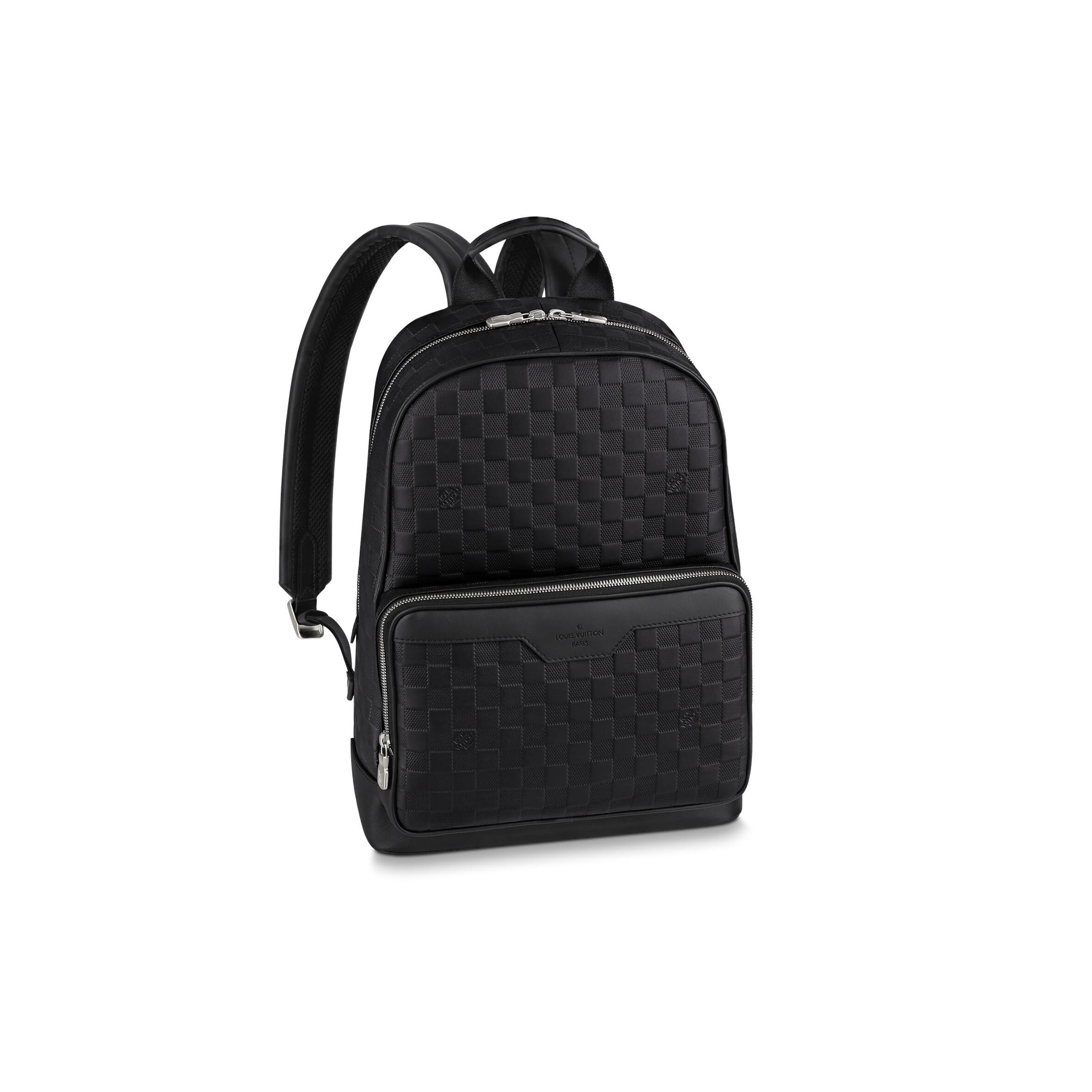 LOUIS VUITTON CAMPUS BACKPACK DAMIER INFINI LEATHER BLACK N40094 (39*30*13cm)